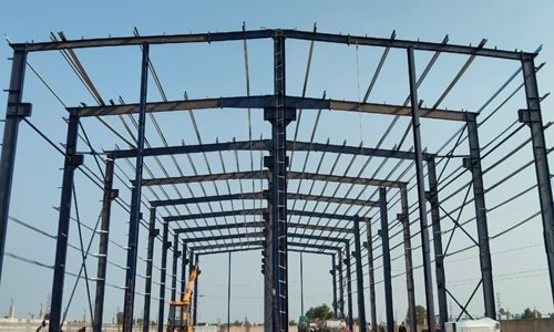 Pre-engineered steel building project by Sumiraj