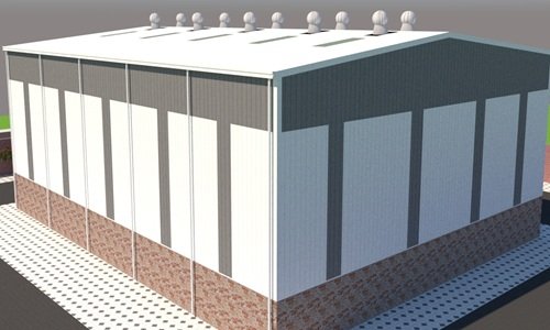 Pre-engineered steel building project by Sumiraj